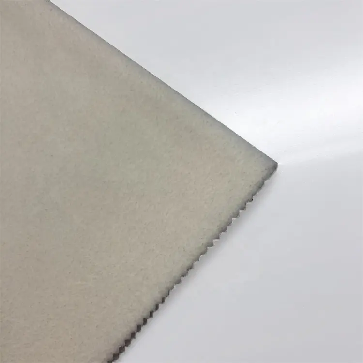 100 Polyester ecofriendly recycled microfiber Polar Fleece Fabric made from recycled plastic bottle